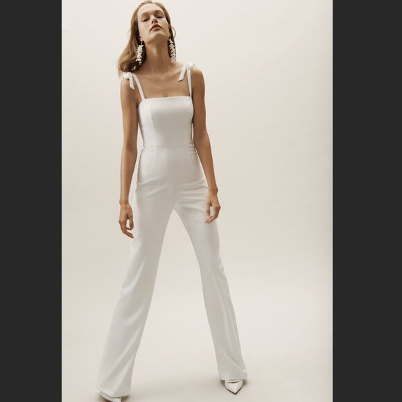 Theia Pants - [NWT] Theia Trinity Ivory Jumpsuit